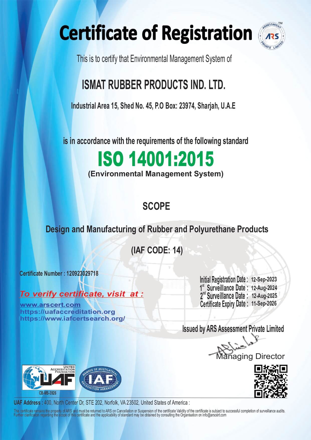 ISO 45001:2018 - ARS