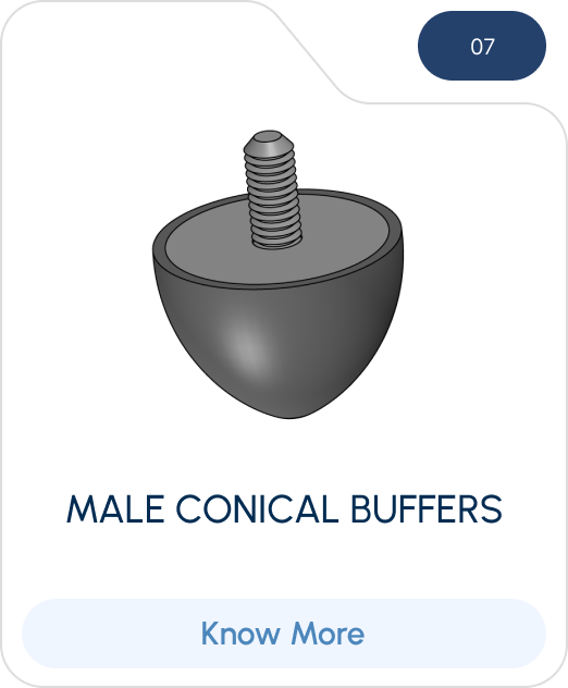 male conical buffers