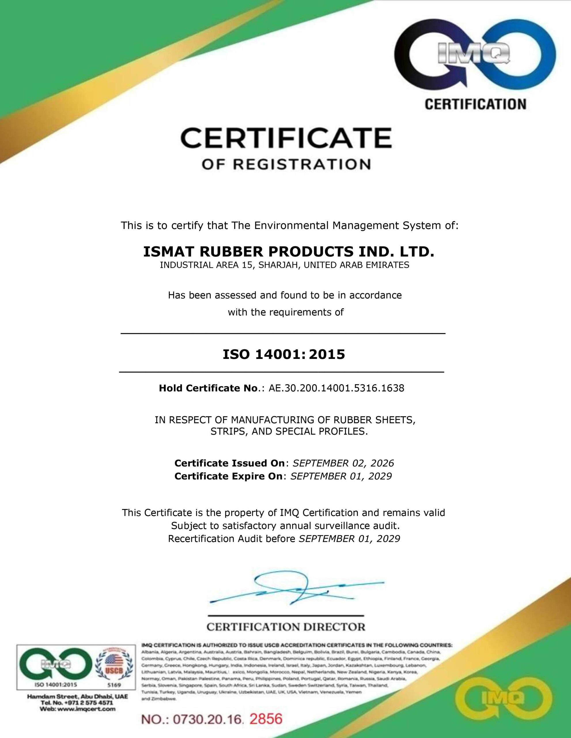 ISO 9001:2015 - DBS Cert