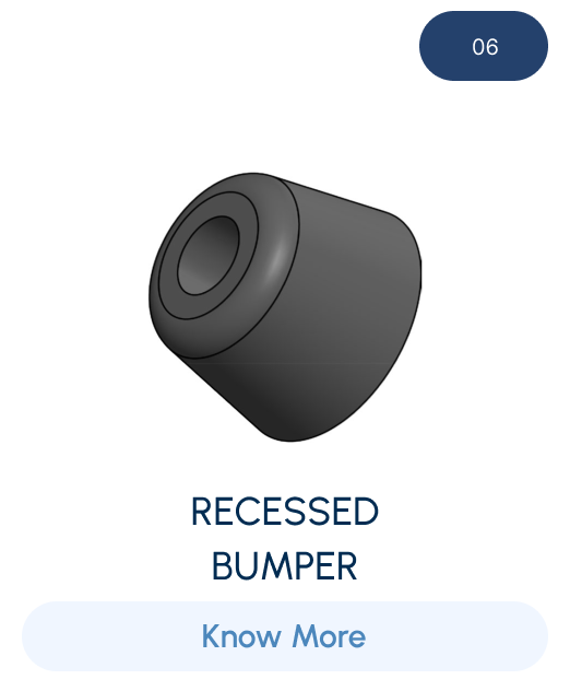 Recessed Bumper